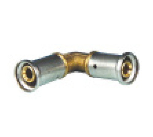 Угольник 90° Henco латунь пресс 26x26 мм 1P-2626