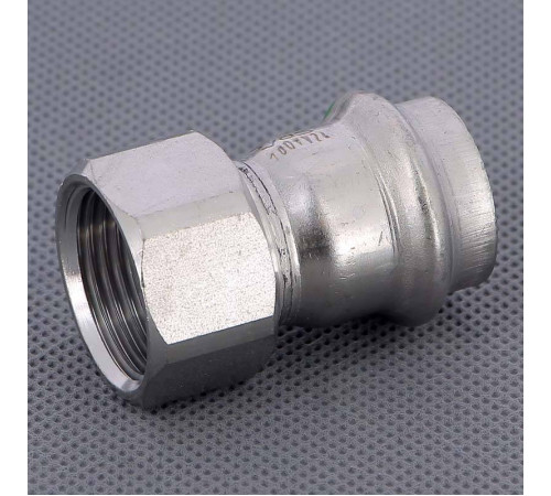 Муфта переходная пресс-В Viega Sanpress Inox нержавеющая сталь 22x3/4 436629