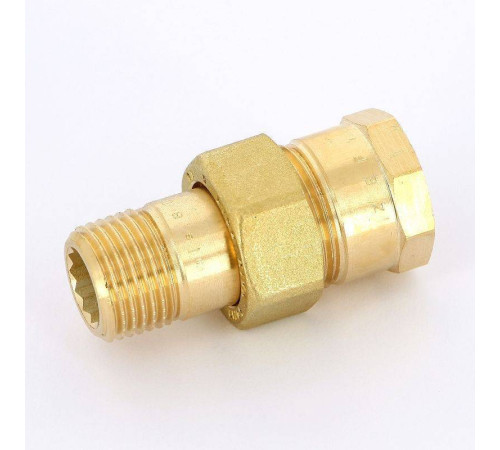 Разъемное соединение Viega модель 3331 бронза ВР/НР 1/2 плоское уплотнение 271374