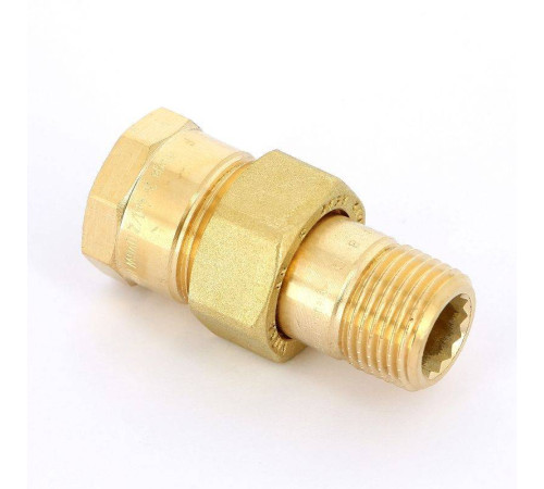 Разъемное соединение Viega модель 3331 бронза ВР/НР 1/2 плоское уплотнение 271374