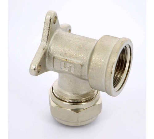 Водорозетка обжимная Uni-Fitt 20x1/2 никелированная 670N7200