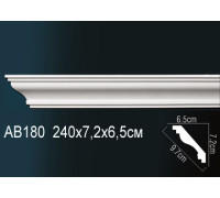 Карниз потолочный Perfect AB180 полиуретановый 250x250x2000 мм AB180