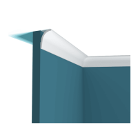 Карниз потолочный Perfect Plus P153 из ударопрочного полимера 2000x170x170 мм P153