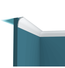 Карниз потолочный Perfect Plus P153 из ударопрочного полимера 2000x170x170 мм P153