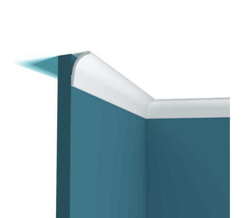 Карниз потолочный Perfect Plus P153 из ударопрочного полимера 2000x170x170 мм P153