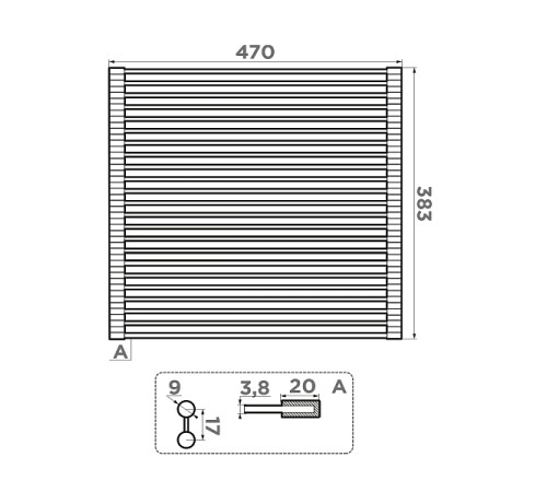 Ролл-мат OMOIKIRI ROLL-03-IN нержавеющая сталь 4997005