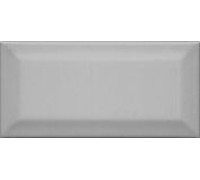 Плитка настенная Kerama Marazzi Клемансо серый тёмный грань 7.4x15 см 16054