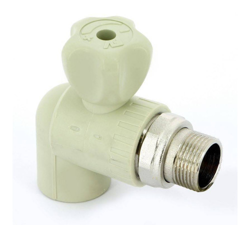 Кран для радиаторов шаровой FV-PLAST угловой сварка-НР с разъемным соединением 25x3/4 A315025000