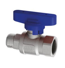 Кран шаровой FAR 1/2 ВР-НР бабочка синяя 3097 12BC