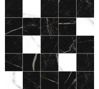 Декор мозаичный Laparet Total чёрный 25х25 см MM34108