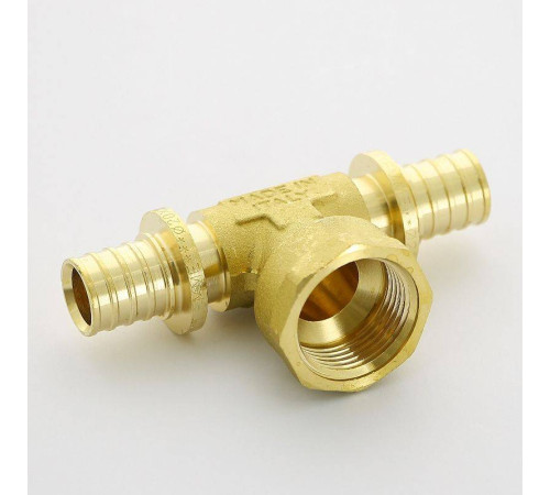 Тройник аксиальный Uni-Fitt 20х3/4х20 ВР латунь 747G7370