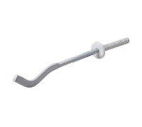 Кронштейн для радиатора штыревой узкий Kromwell 180х7 мм с дюбелем EU.RU6252031 180x7