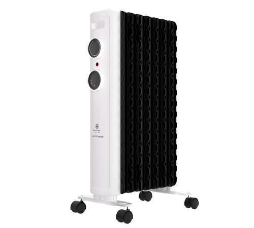 Масляный радиатор Royal Clima LAGGIO NERO ROR-LN7-1500M 1500 Вт 7 секций ROR-LN7-1500M
