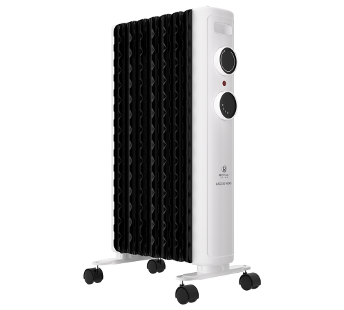 Масляный радиатор Royal Clima LAGGIO NERO ROR-LN9-2000M 2000 Вт 9 секций ROR-LN9-2000M