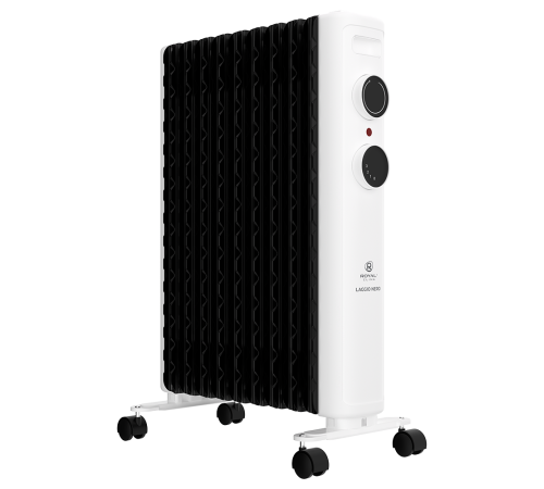 Масляный радиатор Royal Clima LAGGIO NERO ROR-LN7-1500M 1500 Вт 7 секций ROR-LN7-1500M