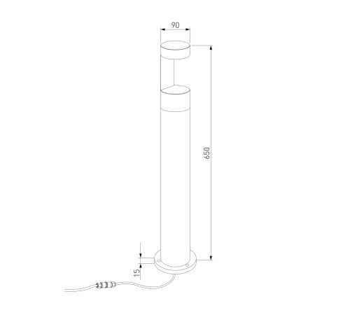 Ландшафтный светодиодный светильник Nimbus IP54 35126/F черный
