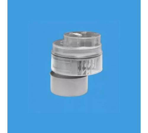 Вентиляционный клапан для канализации McAlpine со смещением и прозрачной крышкой 110 мм MRAA1PS-CLEAR