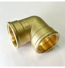 Угол резьбовой 90° ВВ LD Pride 1 1/4 латунь LD.65.512.32