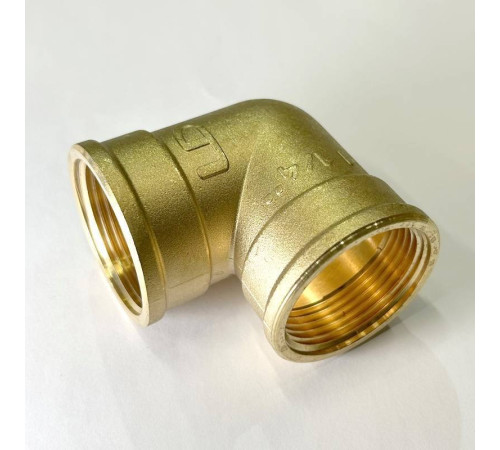 Угол резьбовой 90° ВВ LD Pride 1 1/4 латунь LD.65.512.32