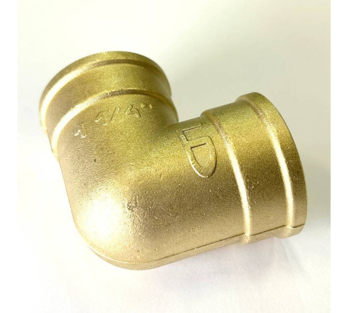 Угол резьбовой 90° ВВ LD Pride 1 1/4 латунь LD.65.512.32