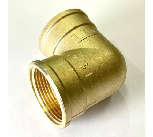 Угол резьбовой 90° ВВ LD Pride 1 1/4 латунь LD.65.512.32