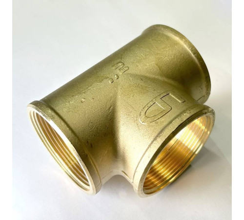 Тройник резьбовой LD Pride 2 ВВВ латунь LD.65.514.50