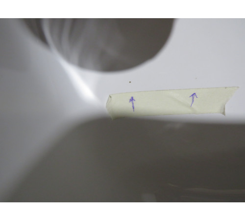 Биде подвесное GSI Pura 500x360 мм с отверстием под смеситель и переливом 8864111