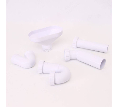 Сифон McAlpine трубный P/S-образный 1 1/2 x 40 мм для разрыва потока с воронкой HC8-FUN