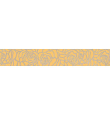 Бордюр Laparet Serenity Rosas коричневый 6х40 см 05-01-1-66-03-15-1349-0