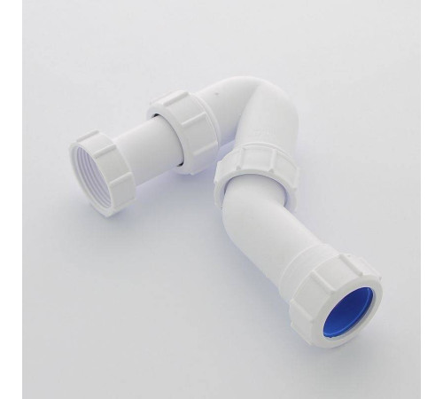 Сифон трубный McAlpine P/S-образный без выпуска регулируемый 90-145 мм MRBD2