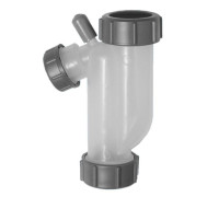 Сифон трубный McAlpine S-образный для слива конденсата с отводом 17 мм MRTB-50TR