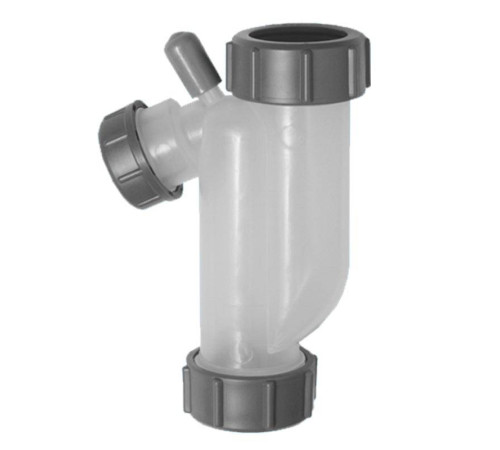 Сифон трубный McAlpine S-образный для слива конденсата с отводом 17 мм MRTB-50TR