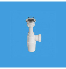 Сифон McAlpine бутылочный 1 1/2 x 32 мм с выпуском 70 мм выход 40 мм MRSK1-A