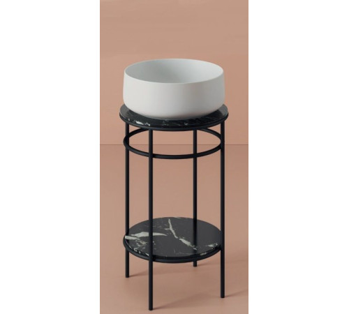 Раковина накладная Artceram Cognac 420x420 мм круглая белый глянцевый COL001 01 00