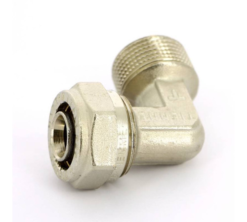 Угол обжимной никелированный Tiemme 20х3/4 наружная резьба 1600028