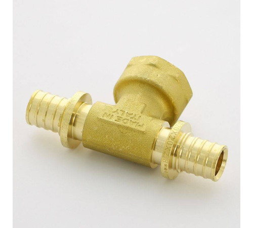 Тройник аксиальный Uni-Fitt 20х3/4х20 ВР латунь 747G7370