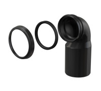 Труба фановая McAlpine угловая 90° L=205 мм 90/110 мм 508972