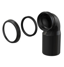 Труба фановая McAlpine угловая 90° L=205 мм 90/110 мм 508972