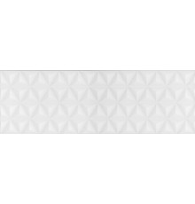 Плитка настенная Kerama Marazzi Диагональ белый структура обрезная 25х75 см 12119R