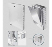 Шкаф коллекторный встраиваемый Uni-Fitt 494х670-760х125-195 мм 482G1000