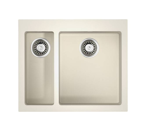 Кухонная мойка Omoikiri Bosen 59-2-WH Tetogranit 59 x 50 см белый 4993152