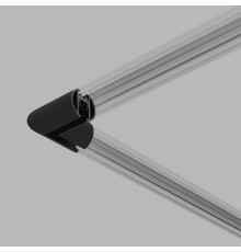 Mini Magnetic Коннектор угловой для накладного шинопровода Round черный 85215/00