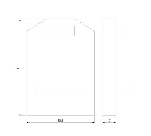 Заглушки для шинопровода 2 шт Mini Magnetic 85174/00