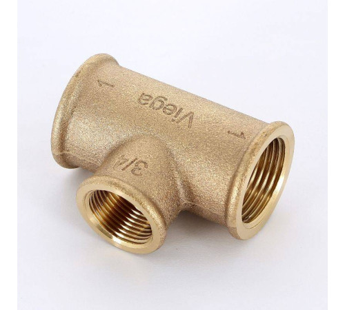 Тройник бронзовый Viega 1x3/4x1 ВР 264420