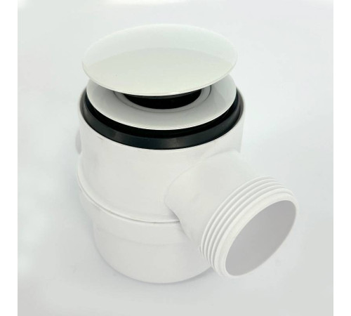 Слив-перелив для ванны McAlpine L=330-700 мм раздвижной выход 40/50 мм белый MRB11-WH