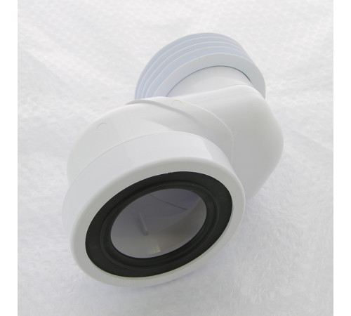 Труба фановая Acaplast L=160 мм с манжетой и смещением 80 мм 97-107/110 мм 508966