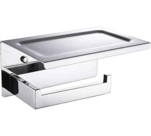 Держатель туалетной бумаги подвесной Boheme New Venturo с крышкой chrome 10311-CR