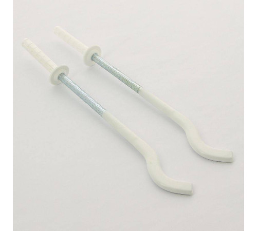 Кронштейн штыревой плоский Uni-Fitt 9х220 мм пластифицированный с дюбелем 870P0922