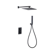 Душевой комплект Allen Brau Infinity черный матовый 5.21016-31