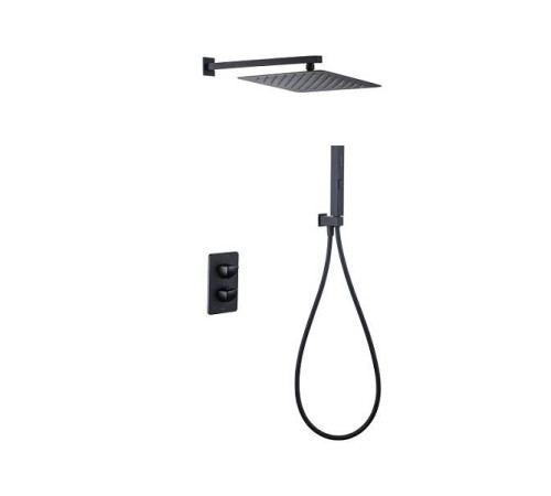 Душевой комплект Allen Brau Infinity черный матовый 5.21016-31